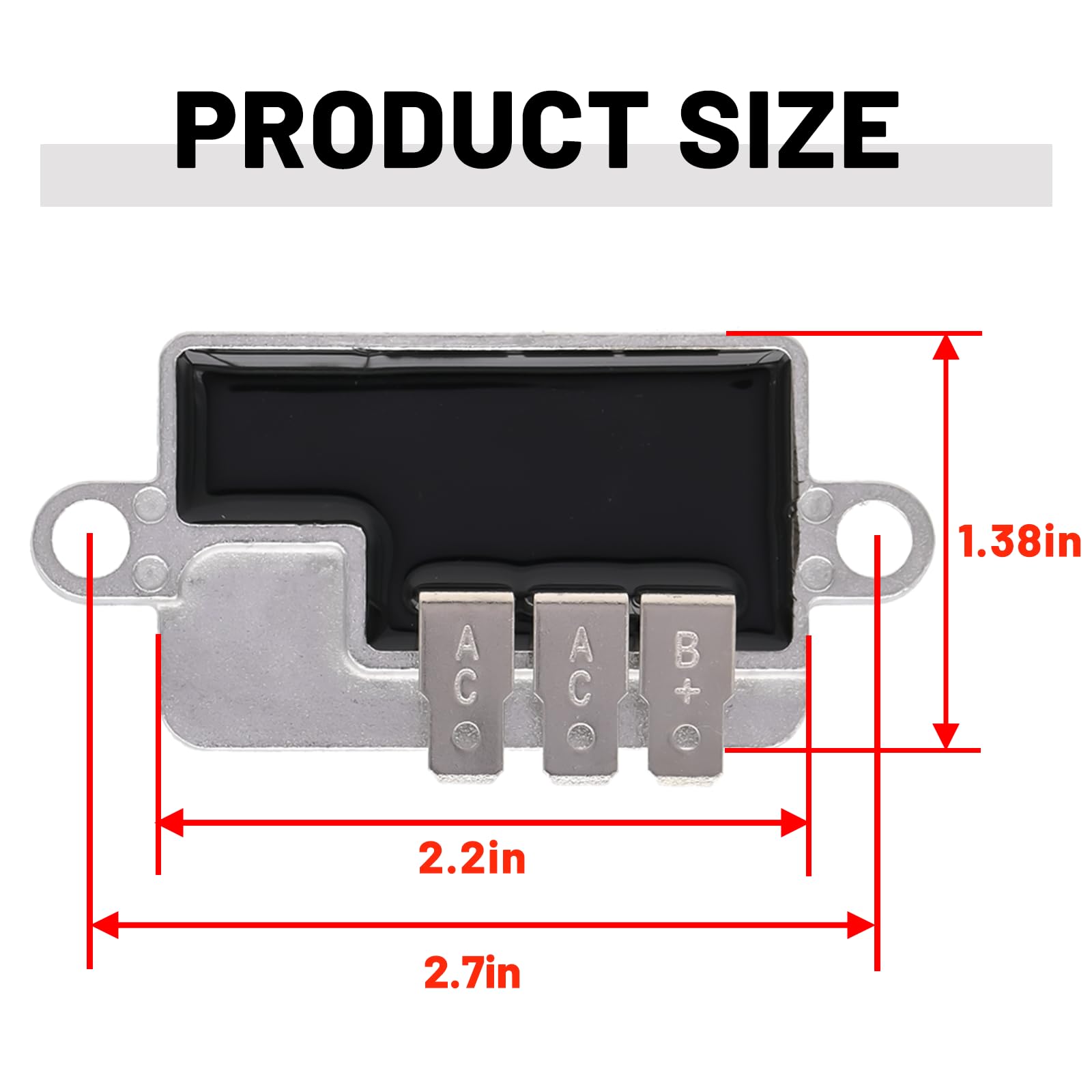 Amazon.com: NIMTEK 21066-7017 Voltage Regulator Replace for